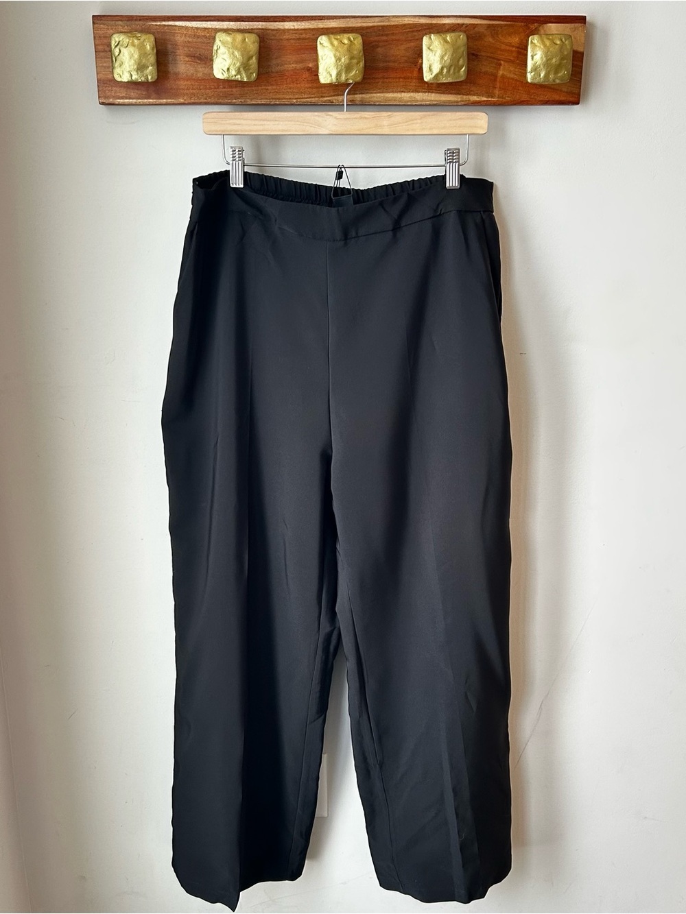 🟢 5 for $25 🟢 NWT STYLEWE Basic Black Pants Wide Leg Capsule Wardrobe Plus Size